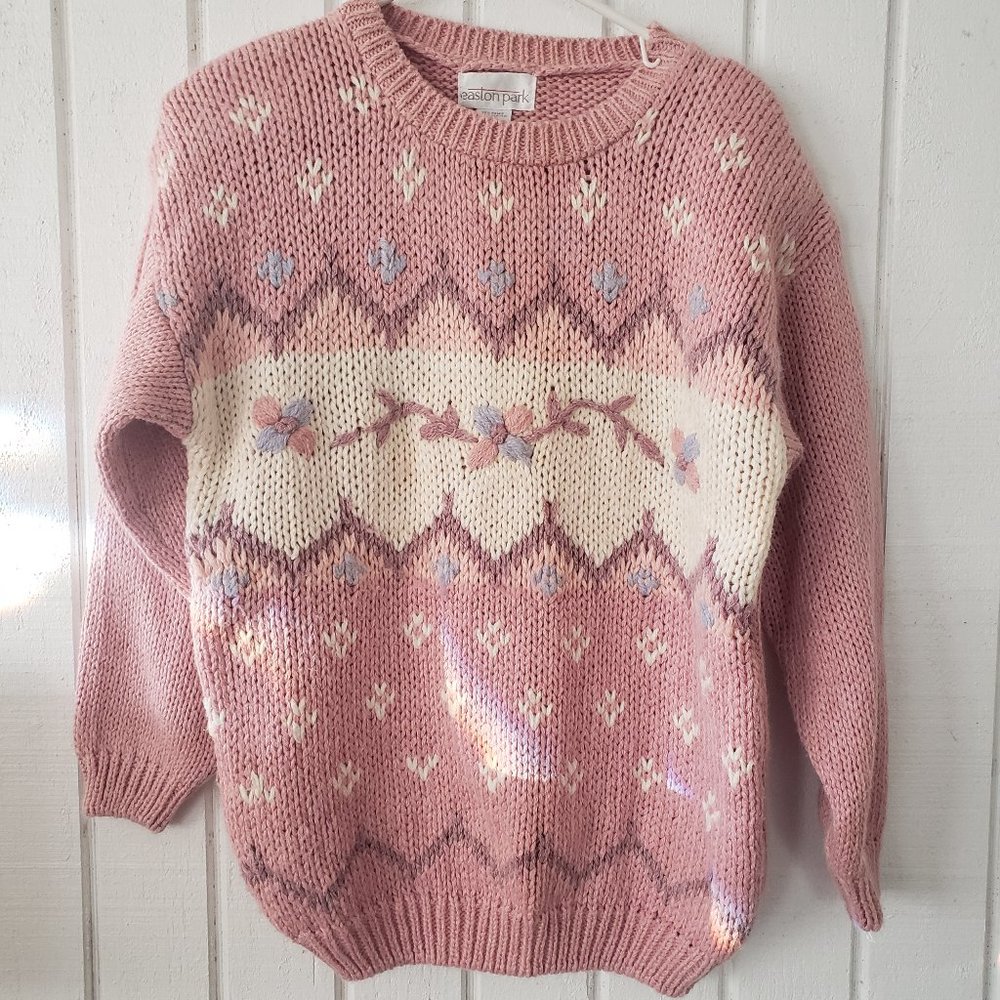 Vintage Easton Park Sweater - Size Med